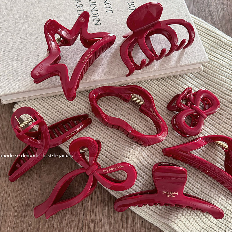 Resin Art Alphabet - 大きなヘッドクリップ,レタリング,ヘアアクセサリー,ヘアピン,新しいコレクション