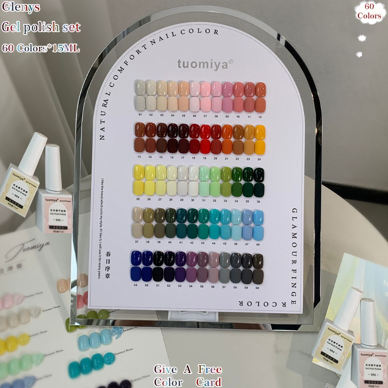 Resin Art Learning - グレンイーズ 60色ネイルポリッシュジェル ネットで人気のソリッドカラー ホワイトニング イマージョンジェル ネイルサロン