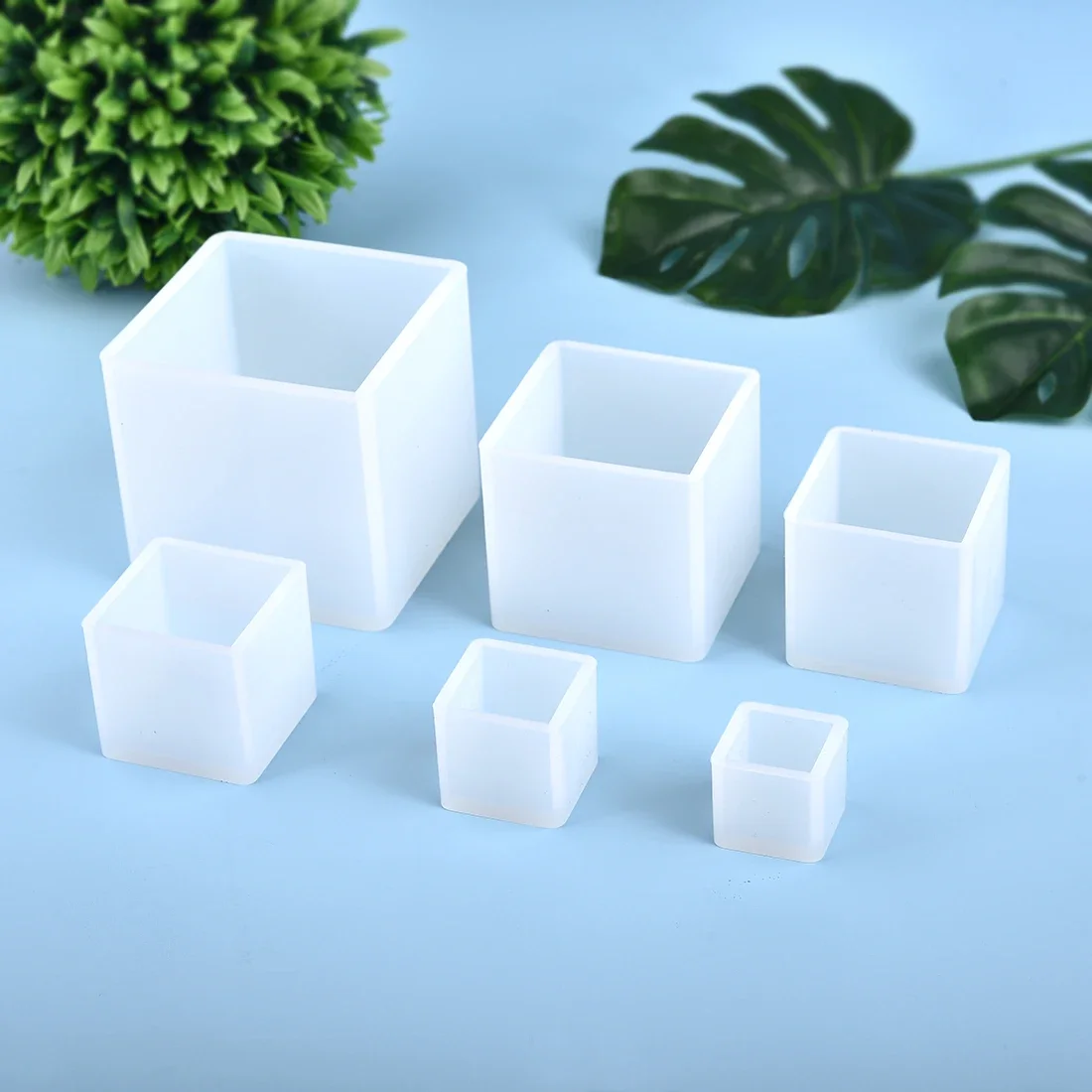 Resin Art Stone - 樹脂シリコンモールド 3D キューブ鋳造金型 DIY クリスタルエポキシ UV
