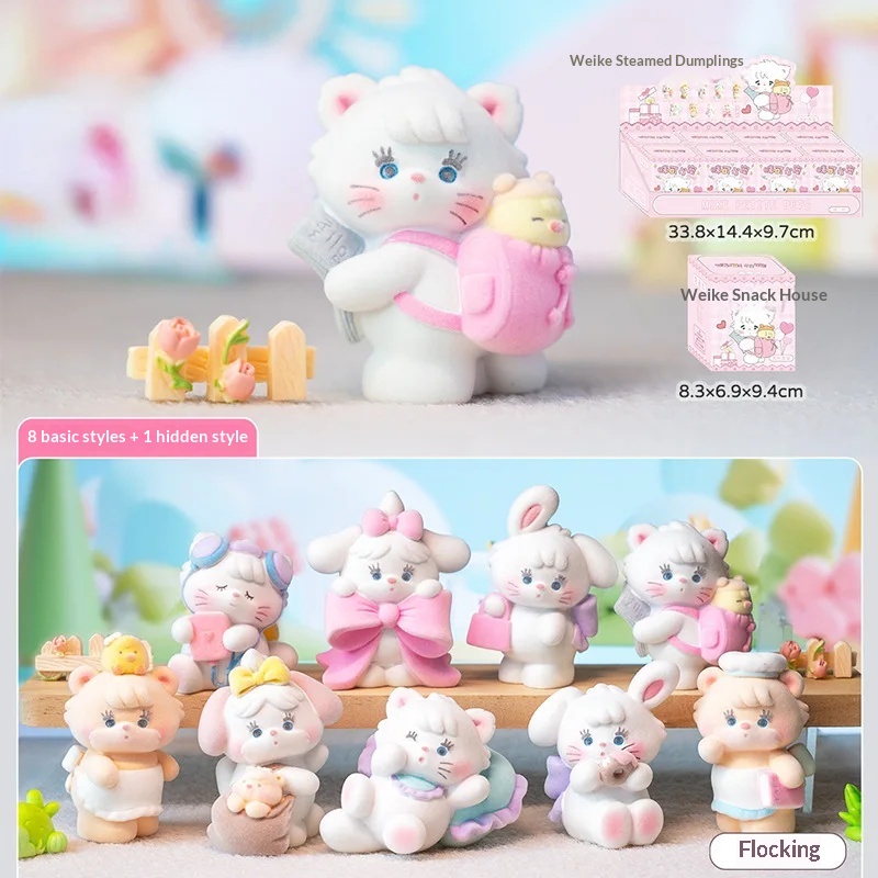 Resin Art Case - ホット8個セット MIKKO プチペット ブラインドボックス かわいい猫ペット人形 キュートな粒状クリエイティブデスクトップオーナメント