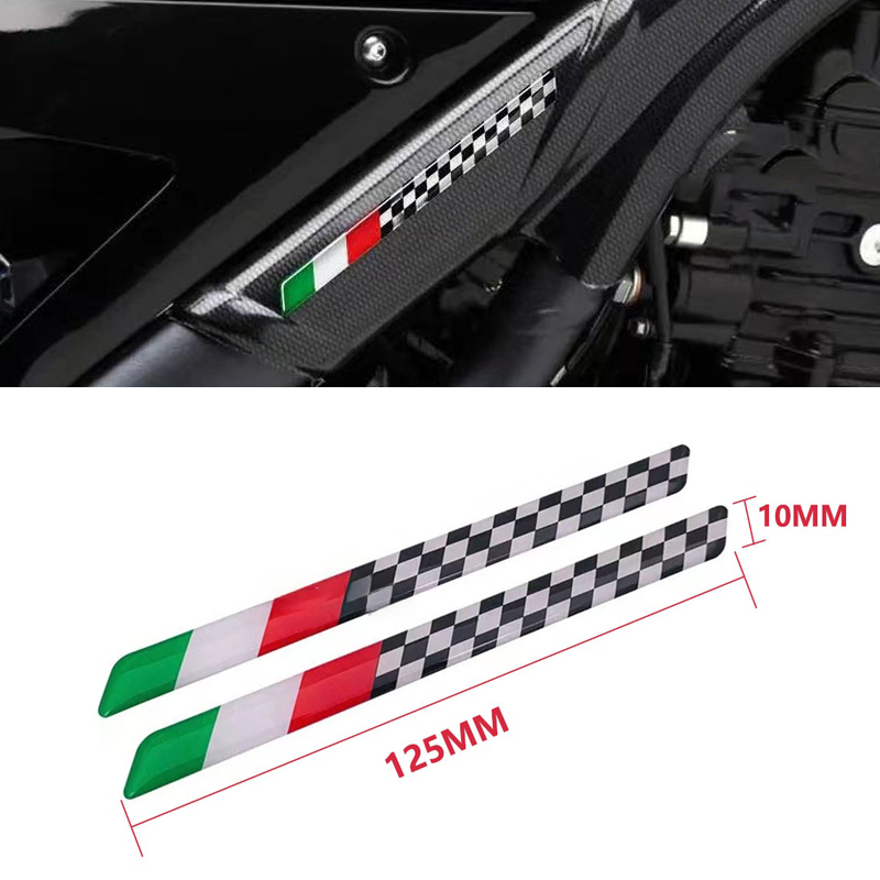 Resin Art Logo - 3D 樹脂反射ロゴヘルメットオートバイモトクロスバイクデカールアプリリア Ducat カワサキピアジオベスパホンダスズキ