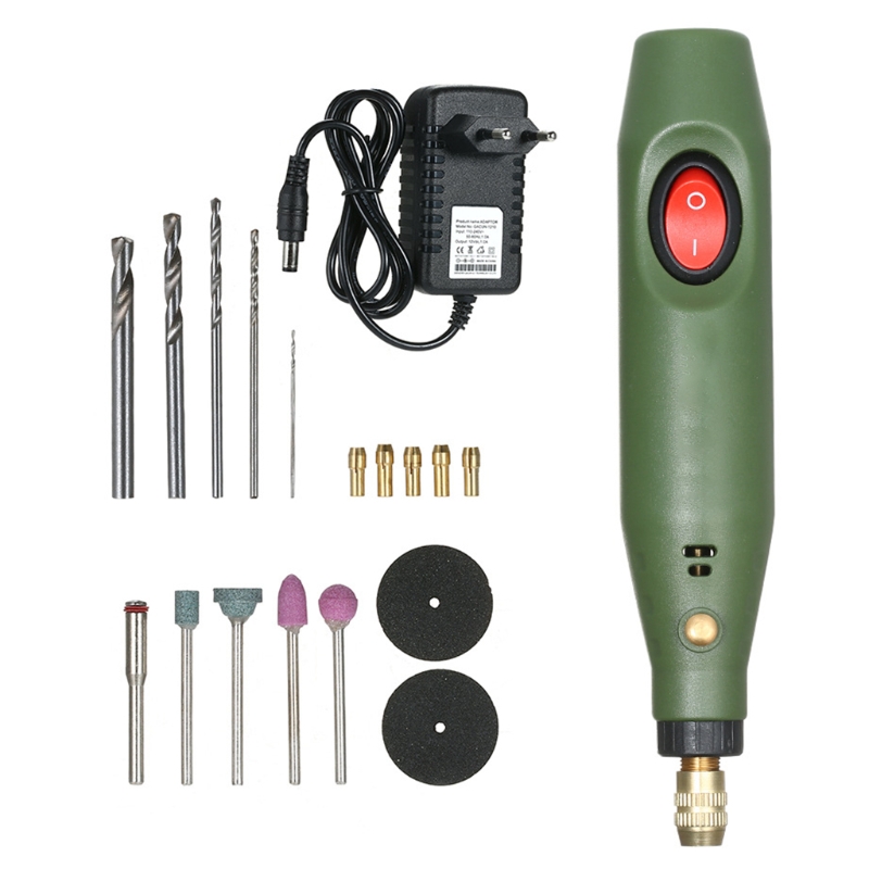 Resin Art Drill Machine - エポキシ樹脂製のミニ電動ドリル,日曜大工,電動工具キット,研磨,切断アクセサリー,工芸品