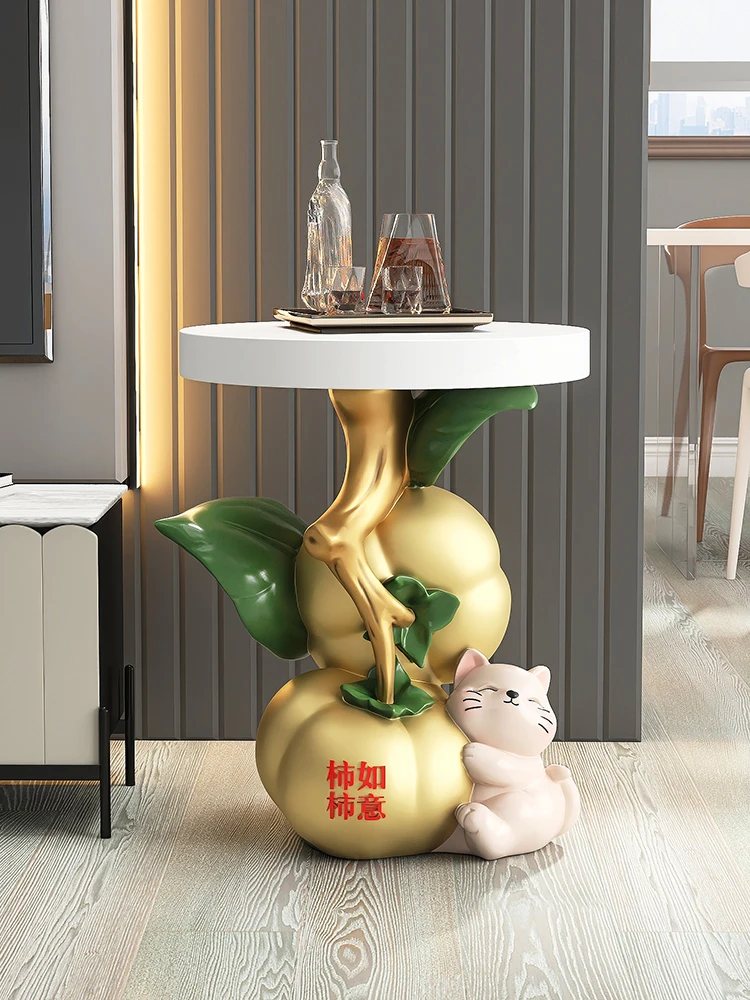 Resin Art Coffee Table - クリエイティブ像サイドテーブル家の装飾リビングルーム大きな祝福の装飾品寝室のベッドサイドテーブルアートコーヒーテーブルソファサイドテーブル