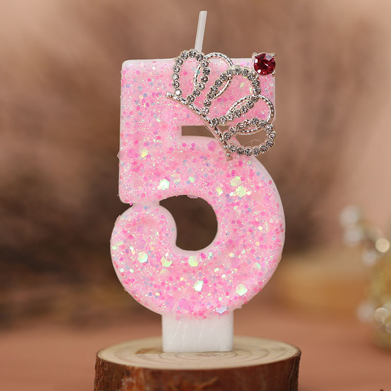 ケーキ数字キャンドル、誕生日キャンドルピンクカラークリエイテ - Resin Art Alphabet のレビューと価格