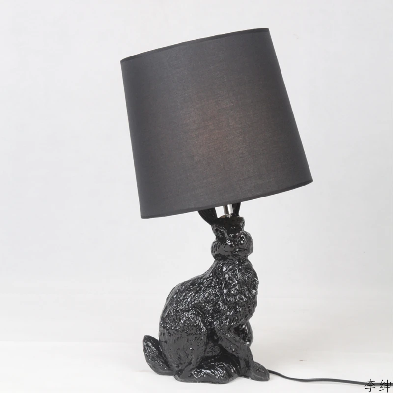 ウサギの形をした工業用LEDランプ,モダンな動物,寝室,ベッ - Resin Art Floor のレビューと価格