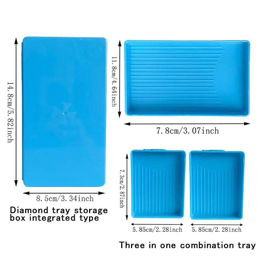 蓋付きダイヤモンドペインティングトレイ、積み重ね可能な収納樹 - Resin Art Case のレビューと価格
