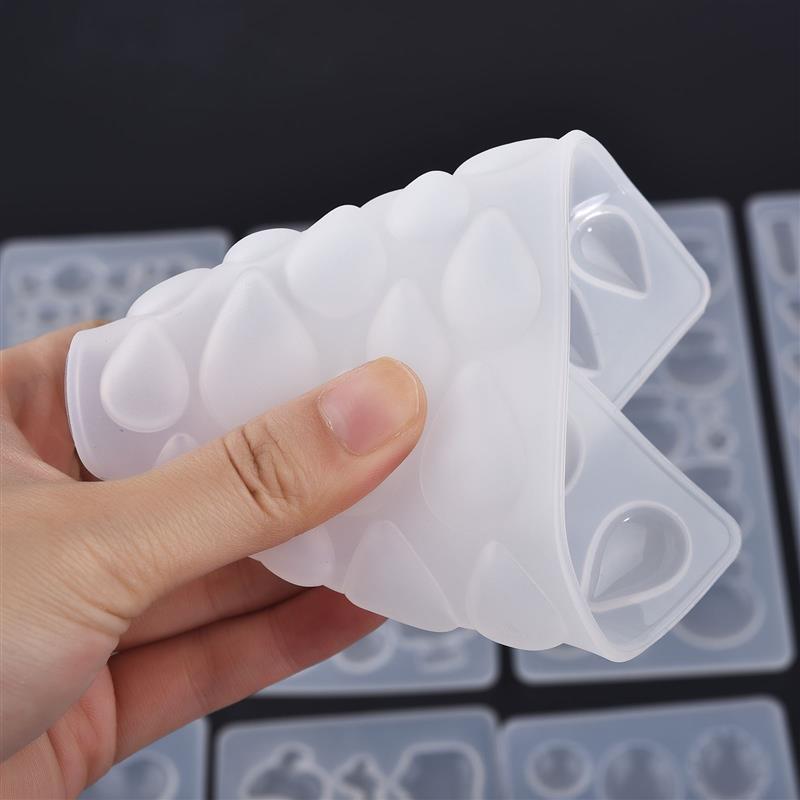 カボションベース樹脂型,手作り,水滴の形,星型,uvエポキシ - Resin Art Stone のレビューと価格