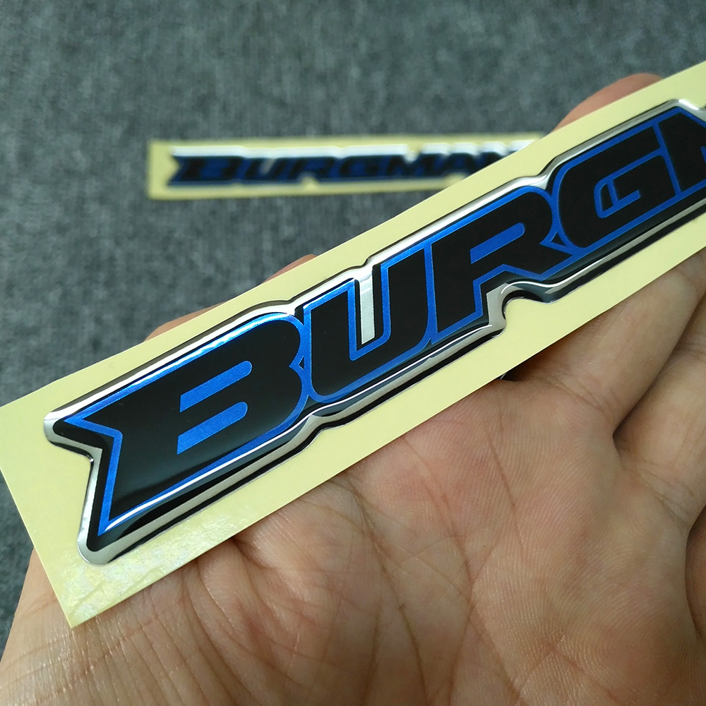 スズキバーグマン用モーターサイクルエンブレムバッジステッカー - Resin Art Logo のレビューと価格