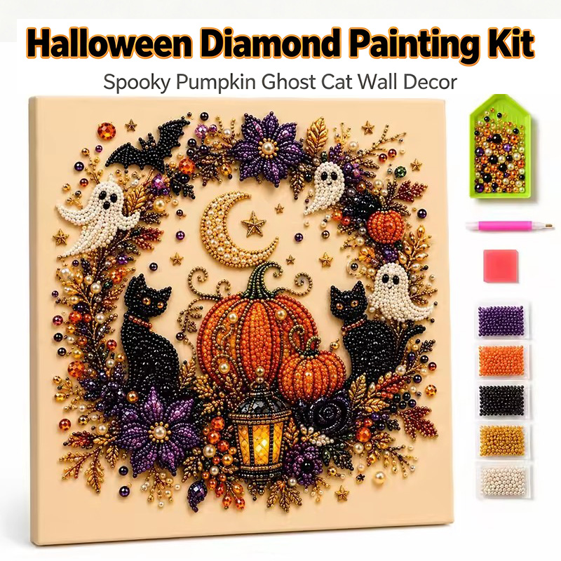 @ハロウィン ゴーストパールアートキット 大人用 DIYパー - Resin Art For Beginner のレビューと価格