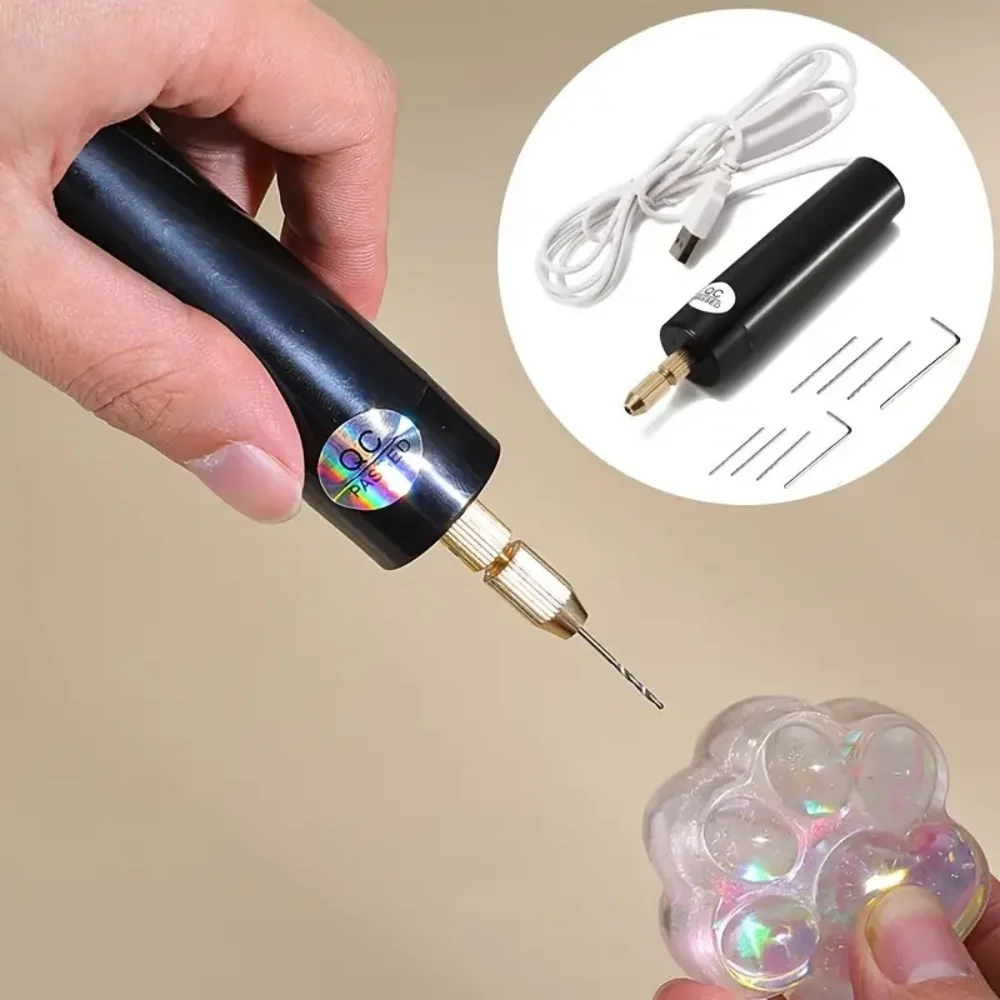 ハンドヘルドミニ電動ドリル DIY 電動 USB 電動ドリル - Resin Art Drill Machine のレビューと価格