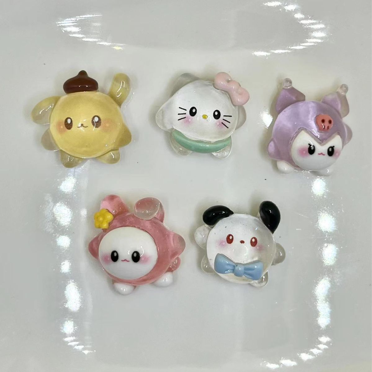 20個入り蓄光樹脂カボション、丸いチャビー型チャーム、DIY - Resin Art Case のレビューと価格