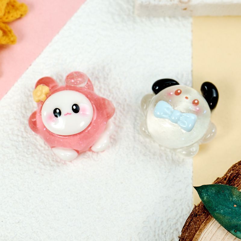 20個入り蓄光樹脂カボション、丸いチャビー型チャーム、DIY - Resin Art Case のレビューと価格