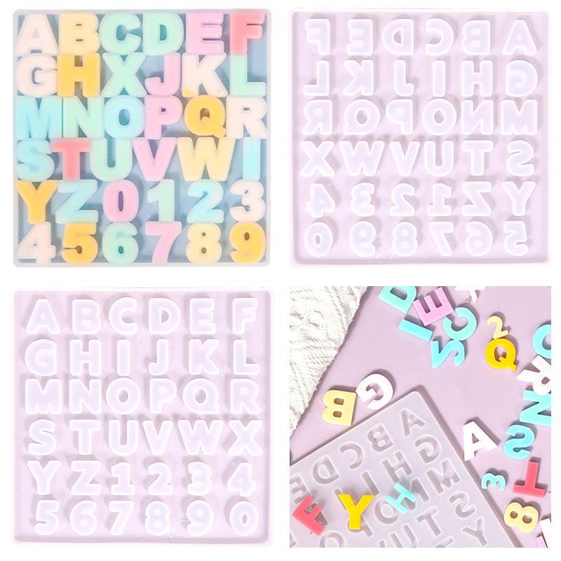 金型シリコンモールド,エポキシ樹脂,日曜大工,手工芸品,成形 - Resin Art Alphabet のレビューと価格