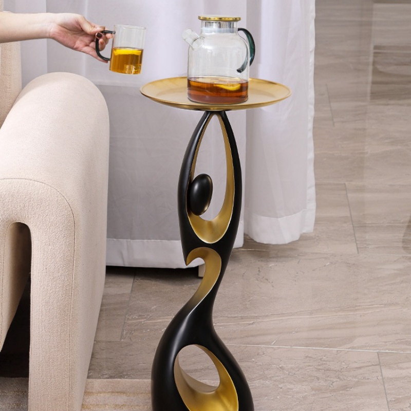 ソファサイドテーブル,家のための創造的な装飾,芸術的な抽象的 - Resin Art Coffee Table のレビューと価格