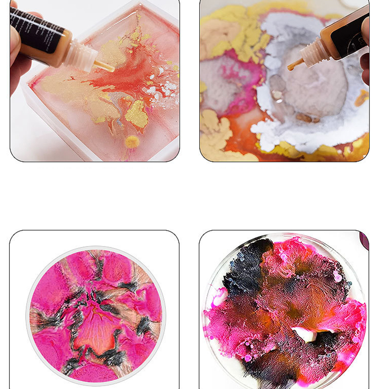 1 セットアートインクアルコールエポキシ樹脂顔料キット液体着 - Resin Art Alcohol Ink のレビューと価格