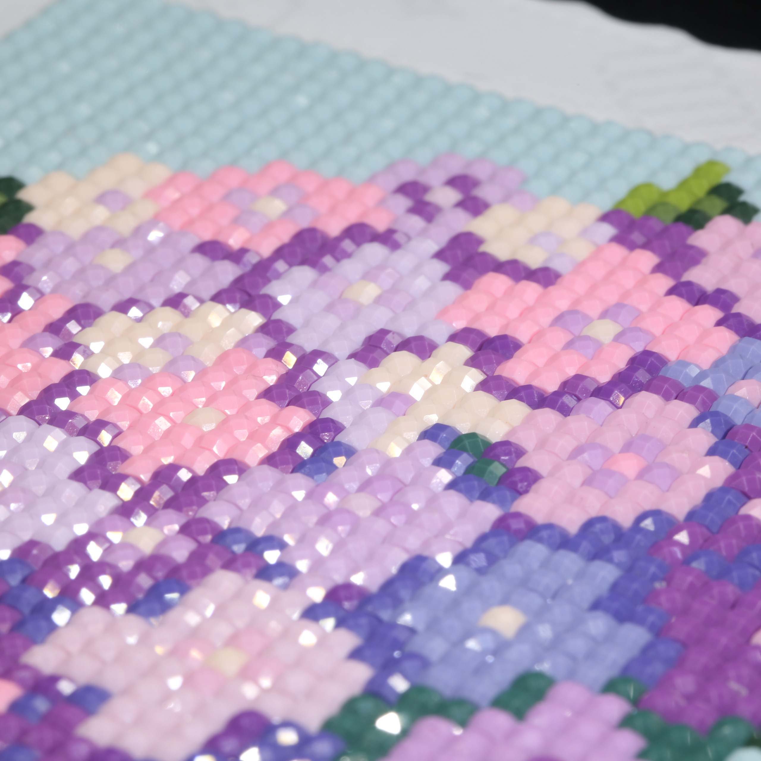 ミニジェム ®   紫アジサイ 5D ダイヤモンドペインティ - Resin Art For Beginner のレビューと価格