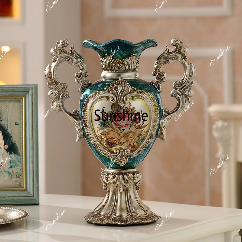 ヨーロッパの豪華な宮殿樹脂製花瓶装飾品、家の部屋のデスクトッ - Resin Art For Wedding Gift のレビューと価格