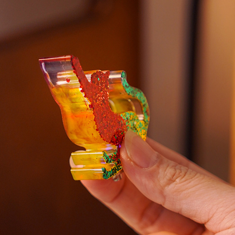 DIY 猫の形のキーホルダーペンダントクリスタルミラーエポキ - Resin Art Stone のレビューと価格