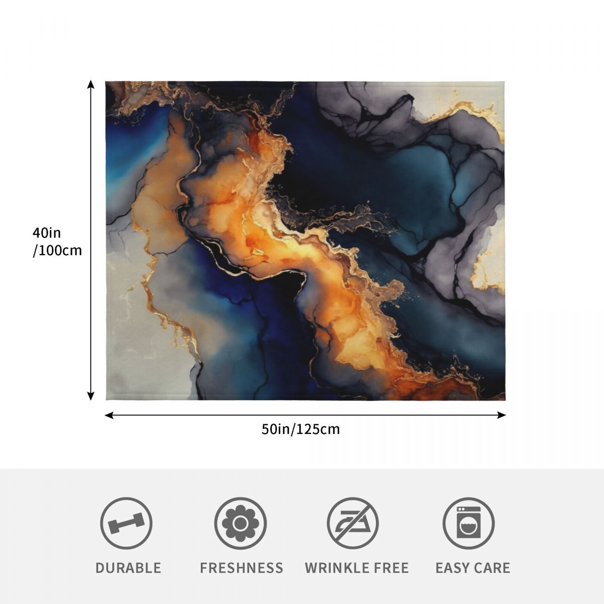 火山波模様 - 抽象的なアルコールインク樹脂アートスローブラ - Resin Art Alcohol Ink のレビューと価格