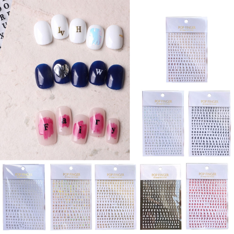 アルファベットのネイルステッカー,数字の充填,エポキシ樹脂, - Resin Art Alphabet のレビューと価格