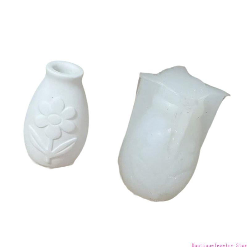 E1PE 芸術的なミニ花瓶作品を作るための高精度シリコンモー - Resin Art Class のレビューと価格