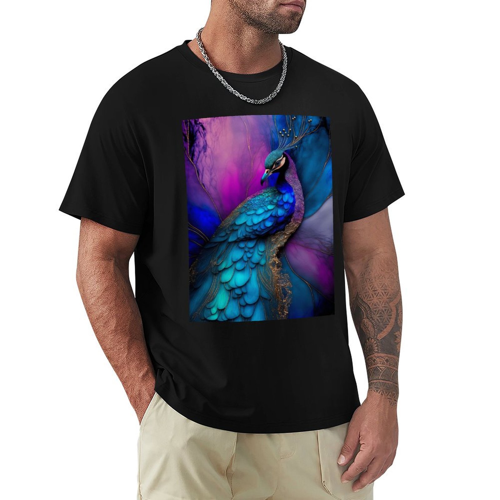 Peacock Plume - アルコールインクレジンアート - Resin Art Alcohol Ink のレビューと価格