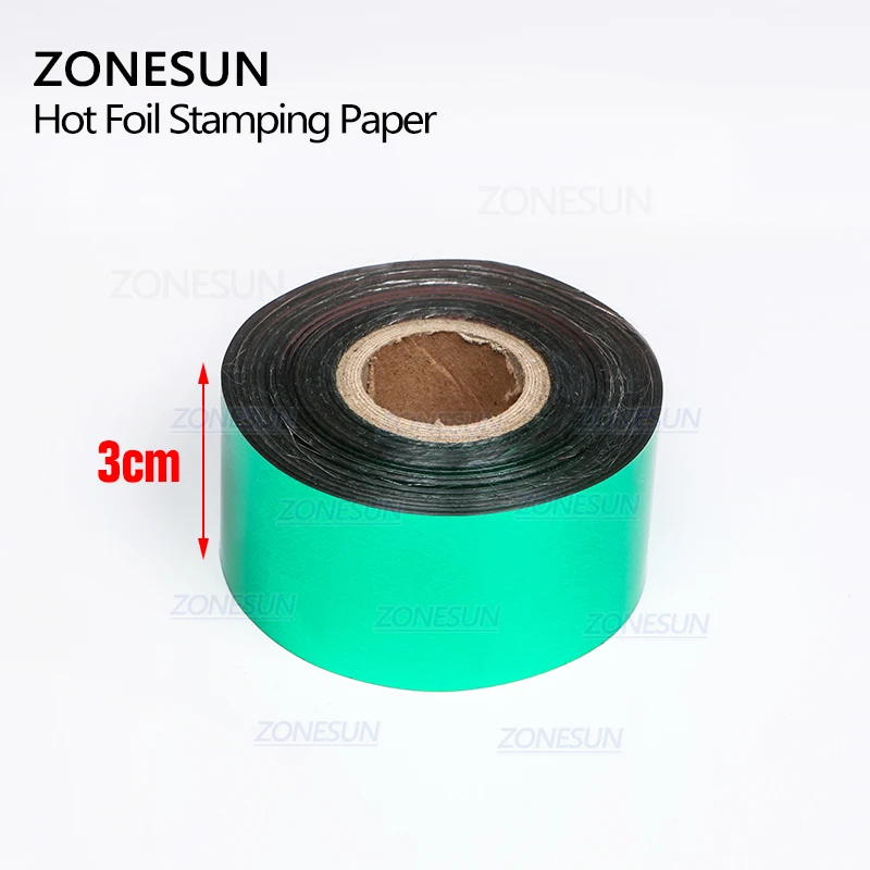 ZONESUN ホットスタンプ箔 3cm ホットスタンプリボ - Resin Art Logo のレビューと価格