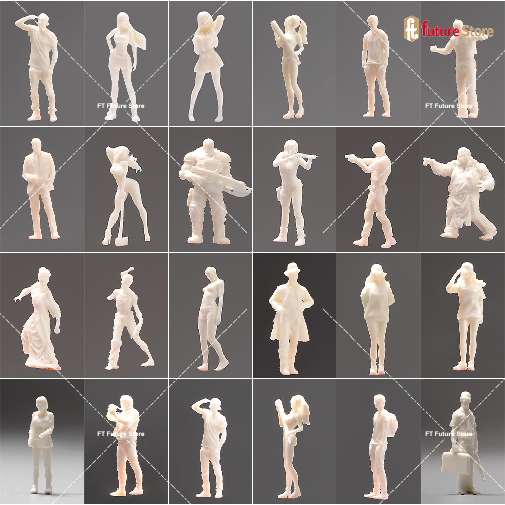DIYブラインドボックス 5/10個セット 未塗装ミニチュア - Resin Art Case のレビューと価格