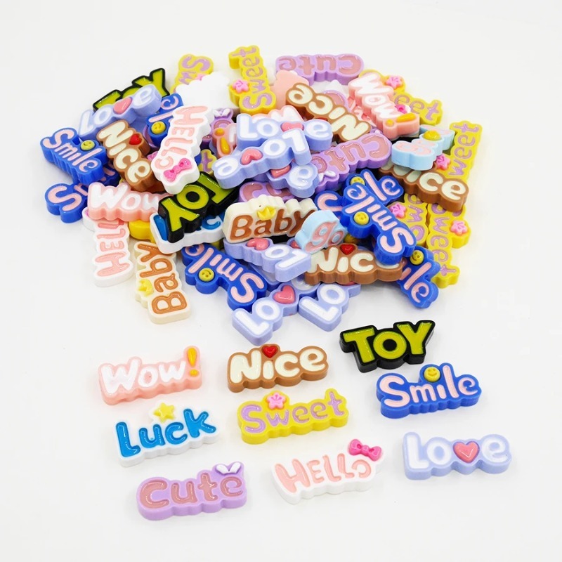 女性のための樹脂製のカボション,ロープ,手工芸品,DIYアク - Resin Art Alphabet のレビューと価格