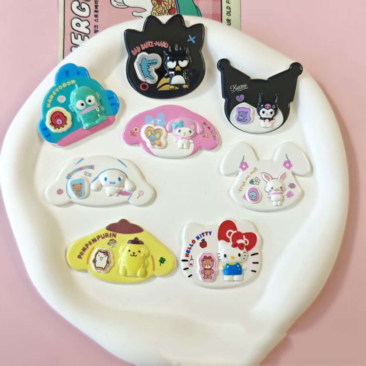 10個入り キュートなキャラクター樹脂カボション DIYアク - Resin Art Case のレビューと価格