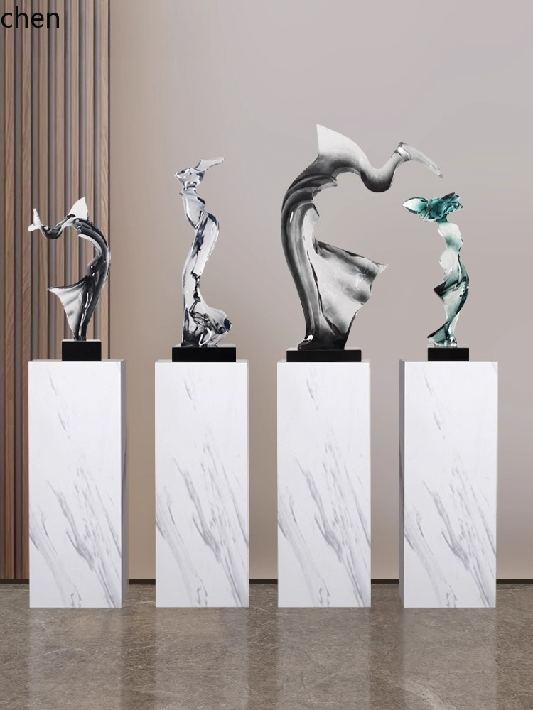 HT 透明樹脂彫刻工芸品 ニッチ装飾品 玄関フロアアート装飾 - Resin Art Floor のレビューと価格