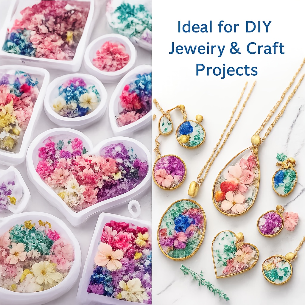 10箱入りミックスドライフラワーブーケセット - 既製の人工 - Resin Art For Wedding Gift のレビューと価格