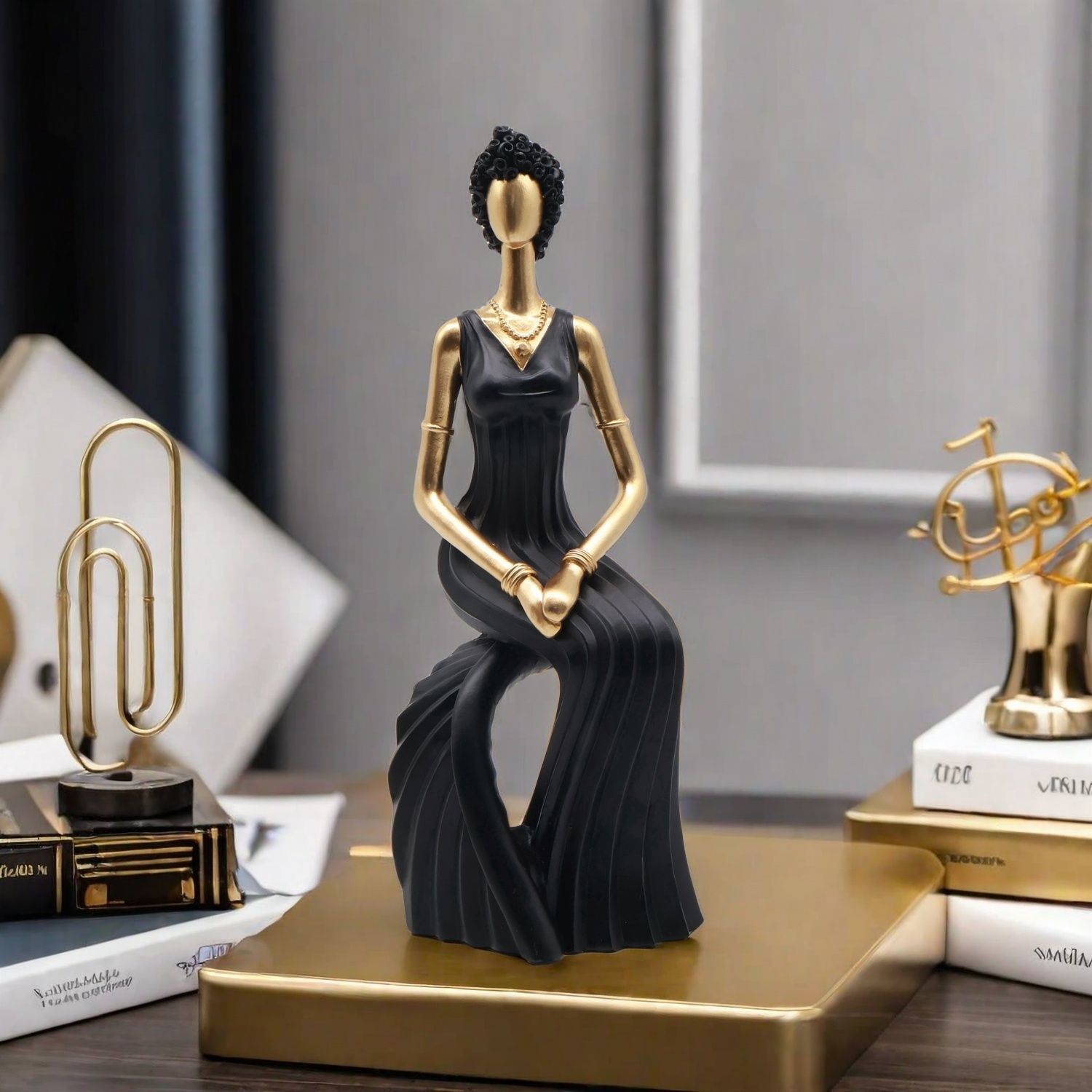 装飾樹脂彫刻 北欧風装飾彫刻 リビングルーム用置物 ホームア - Resin Art For Wedding Gift のレビューと価格