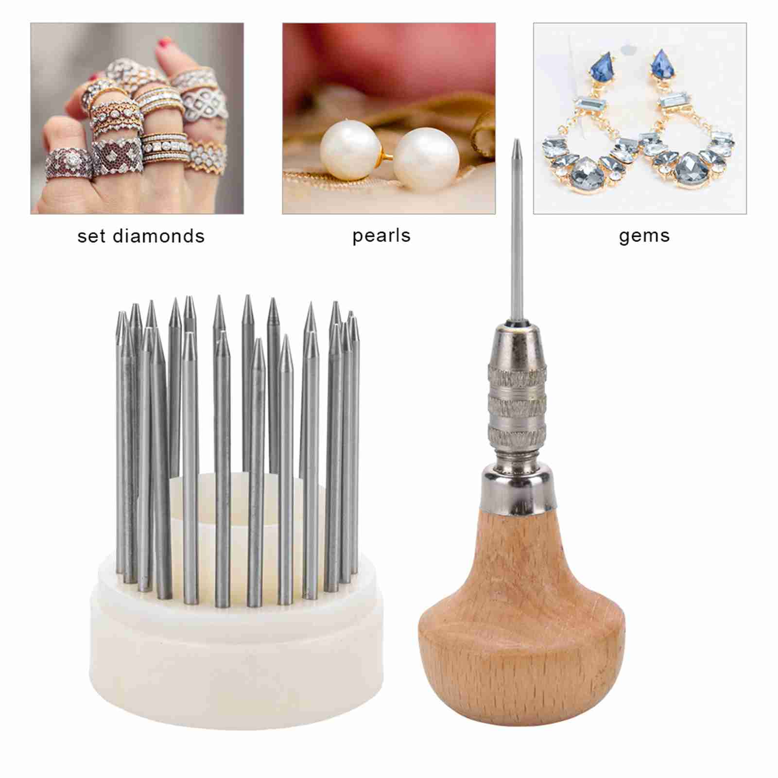 23 個ビーズツールセットグラバービーダーダイヤモンドストー - Resin Art Drill Machine のレビューと価格