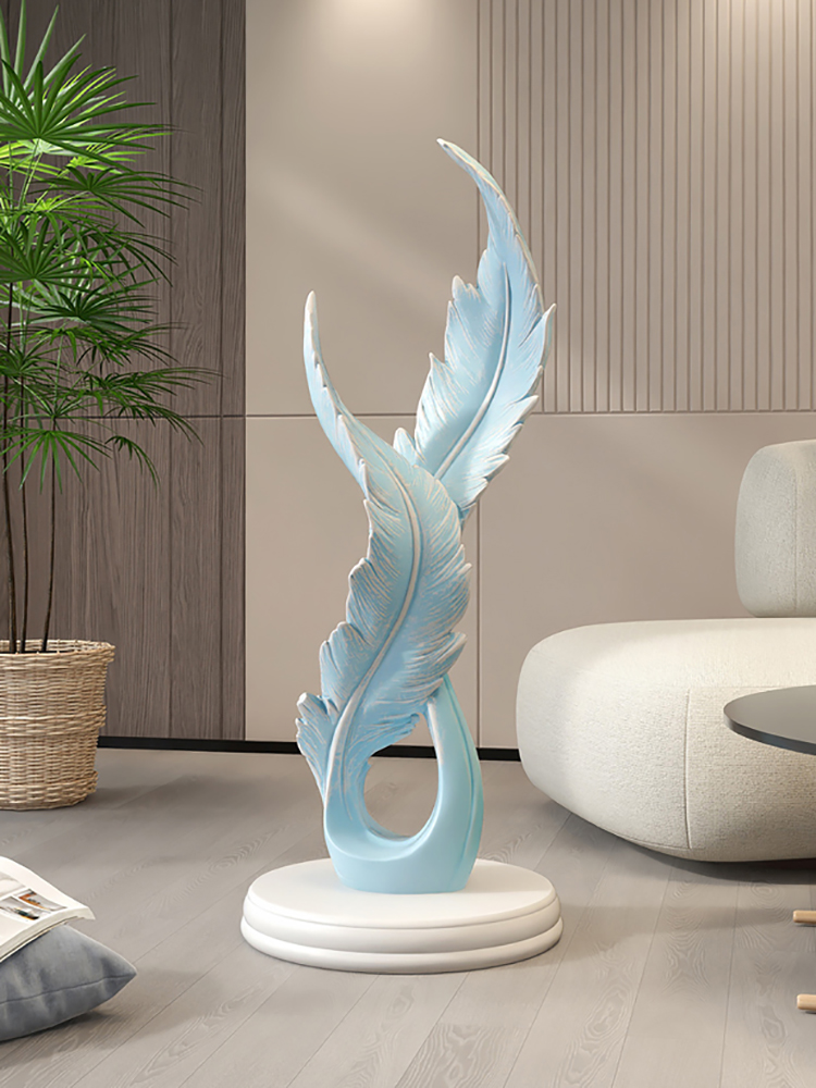 家の装飾クリエイティブ発光羽樹脂像床の装飾北欧リビングルーム - Resin Art Floor のレビューと価格