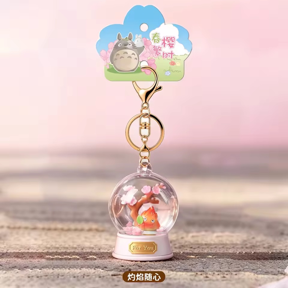 宮崎駿キーホルダー 桜 アニメバッグペンダント ブラインドボ - Resin Art Case のレビューと価格