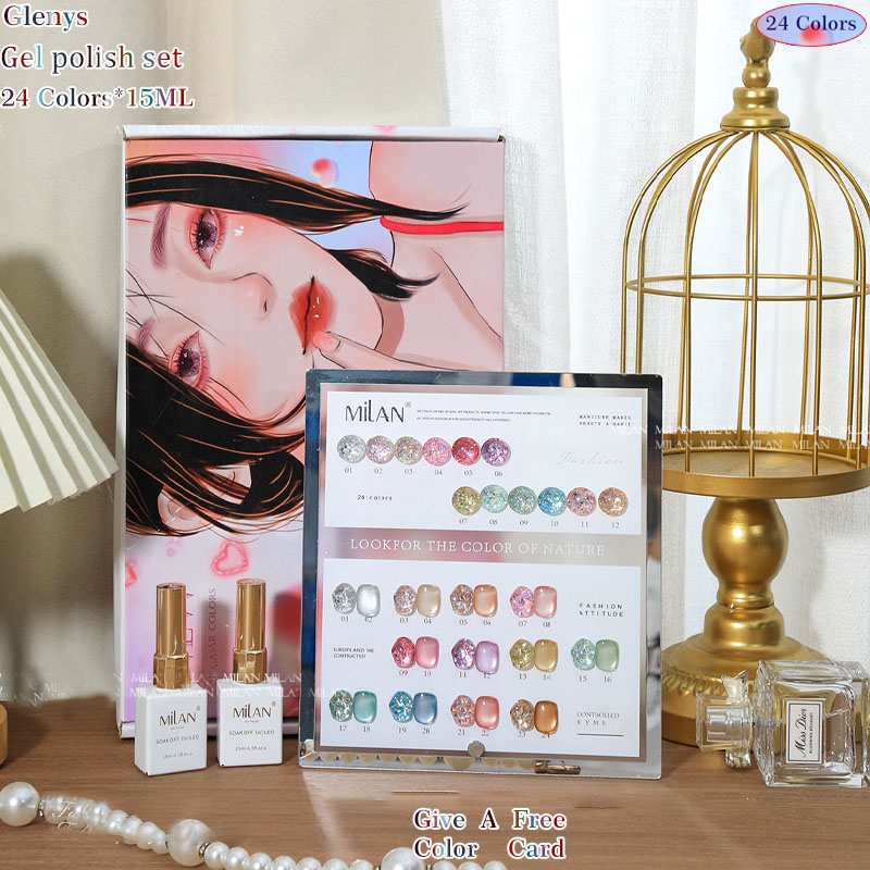 グレンイーズ 24色 ネイルポリッシュ グルー セミパーマネ - Resin Art Learning のレビューと価格