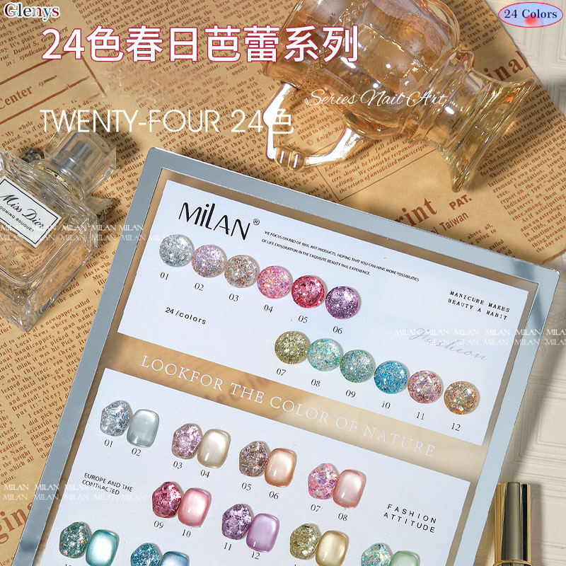 グレンイーズ 24色 ネイルポリッシュ グルー セミパーマネ - Resin Art Learning のレビューと価格