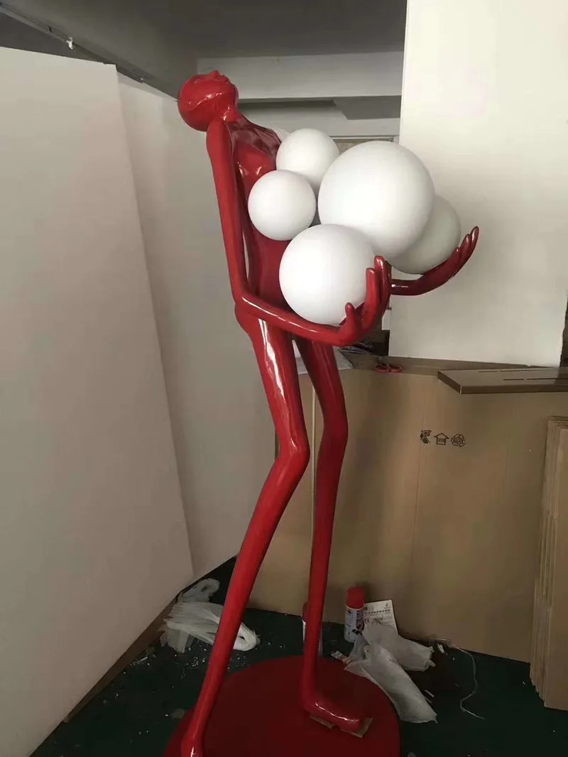 ヒューマノイドフロアランプ モダンLEDフロアライト スカル - Resin Art Floor のレビューと価格