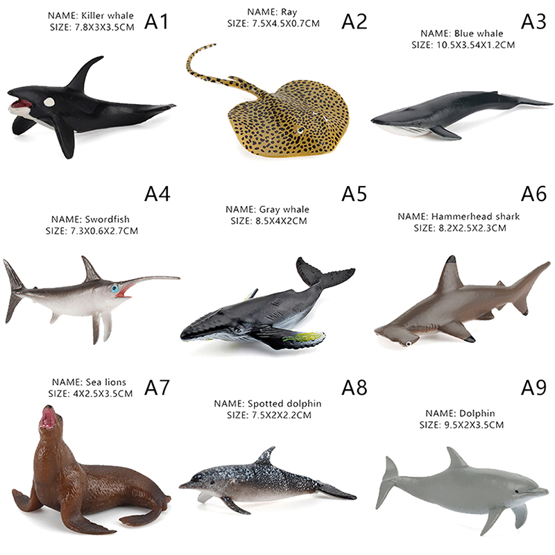 海洋動物モデル知育玩具シミュレーション海洋生物アクションフィ - Resin Art Ocean のレビューと価格